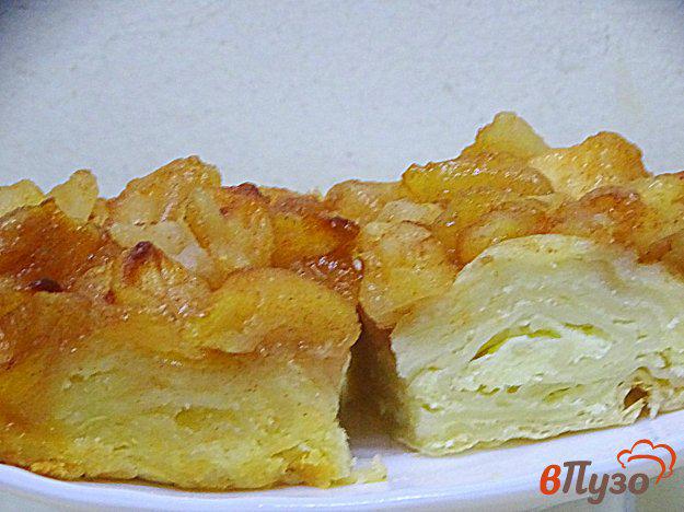 фото рецепта: Десерт из яблок и творога