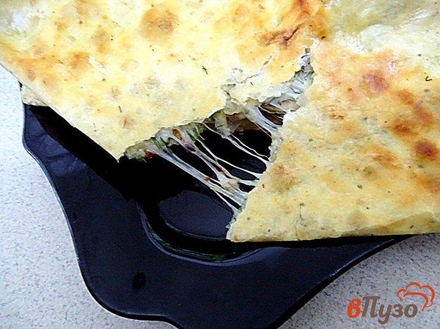 фото рецепта: Пирожки из лаваша с сыром и зеленью