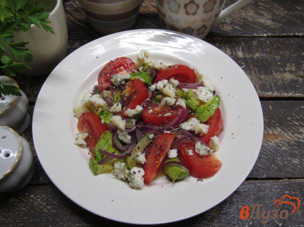 фото рецепта: Теплый салат из кабачка с томатами