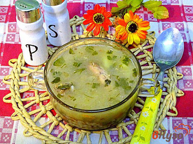 фото рецепта: Суп с гречкой на курином бульоне
