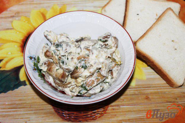 фото рецепта: Польские и белые грибы с луком в сметане