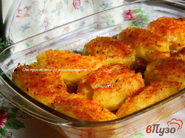 фото рецепта: Давленый картофель с чесноком и паприкой