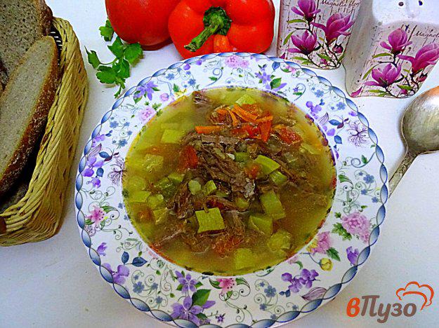 фото рецепта: Овощной суп с говядиной