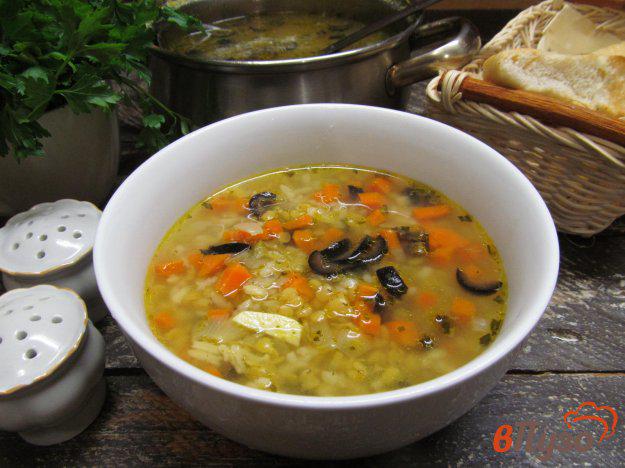 фото рецепта: Рисовый суп с чечевицей