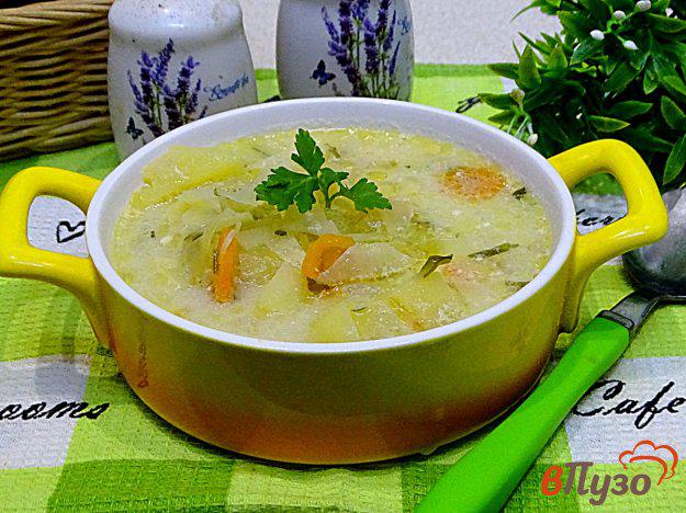 фото рецепта: Овощной суп с плавленым сыром