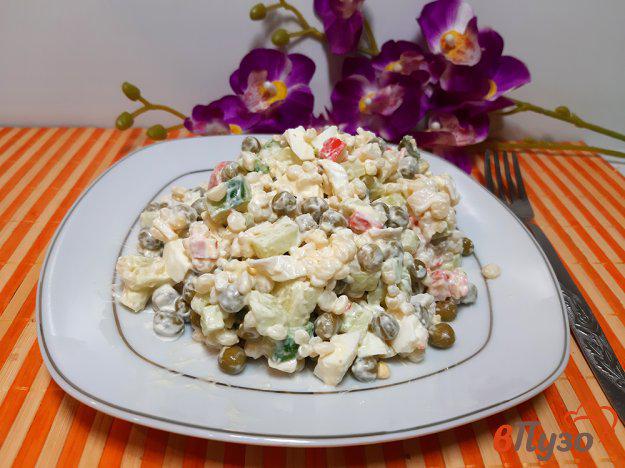 фото рецепта: Крабовый салат с кус кусом