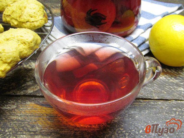 фото рецепта: Цитрусовый чай с каркаде