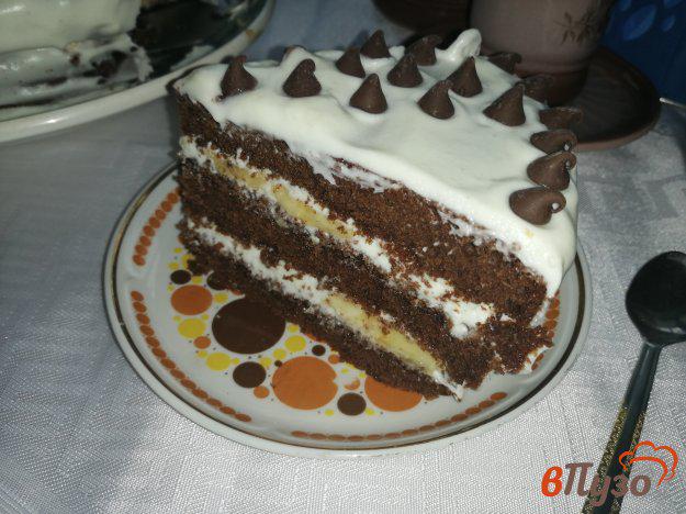 фото рецепта: Шоколадный торт с бананами