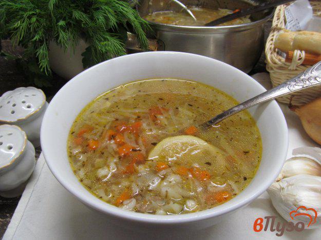 фото рецепта: Овощной суп с нутом и мясным фаршем