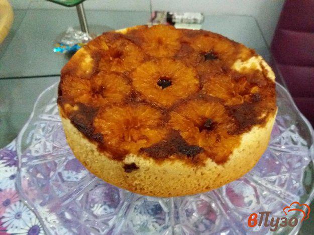 фото рецепта: Мандариновый пирог с карамелью