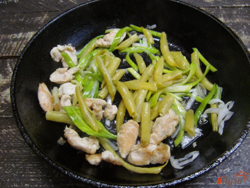 Стручковая фасоль с курицей и яйцом рецепты