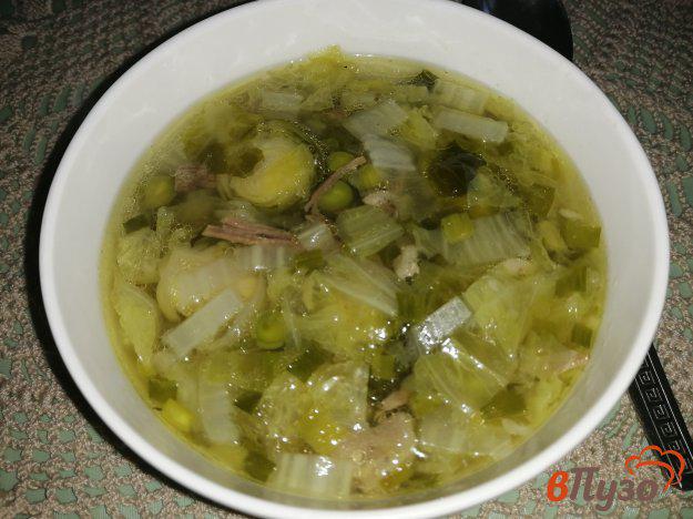фото рецепта: Суп из брюссельской и пекинской капусты