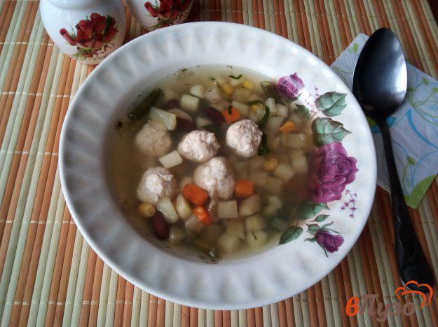фото рецепта: Суп с мексиканской овощной смесью