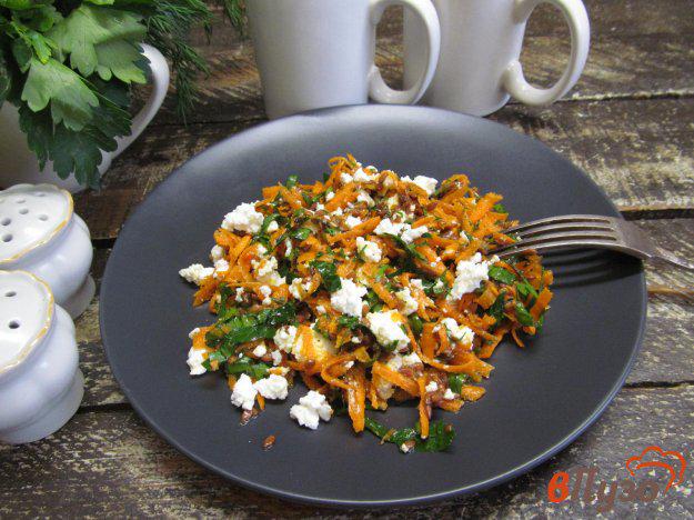 фото рецепта: Салат из моркови с творогом