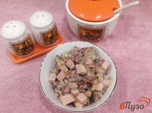 фото рецепта: Грибной салат с огурцами