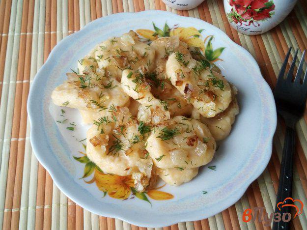фото рецепта: Ленивые вареники с картофелем и тыквой