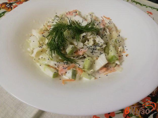 фото рецепта: Овощной салат с добавлением мака