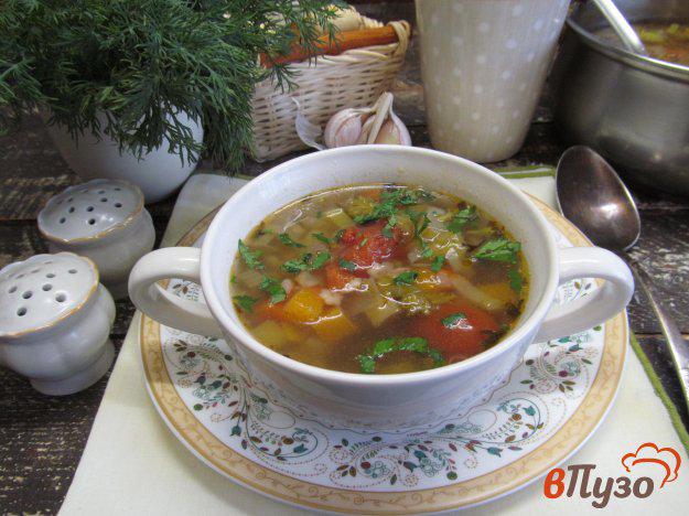 фото рецепта: Овощной постный суп