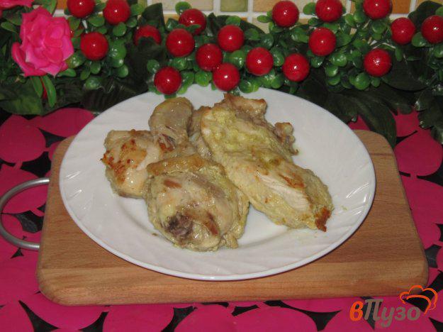 фото рецепта: Курица жареная на сковороде в классическом маринаде