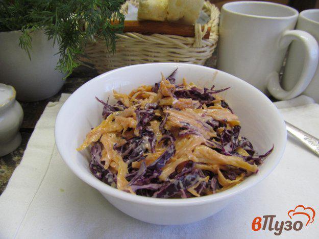 фото рецепта: Салат из тыквы с красной капустой