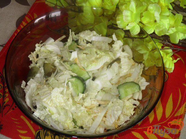 фото рецепта: Салат с репой и пекинской капустой