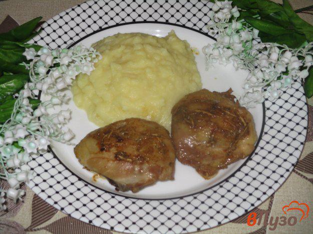 фото рецепта: Куриные бедра жареные на сковороде