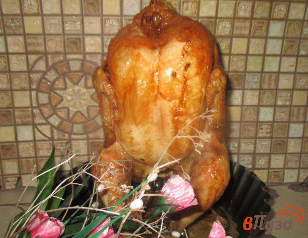 фото рецепта: Курица запеченная в духовке на подставке