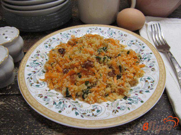 фото рецепта: Салат из кус-куса с морковью