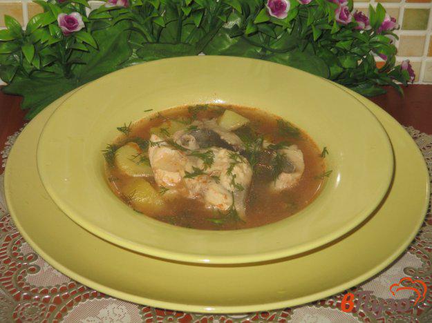 фото рецепта: Рыбный суп из скумбрии