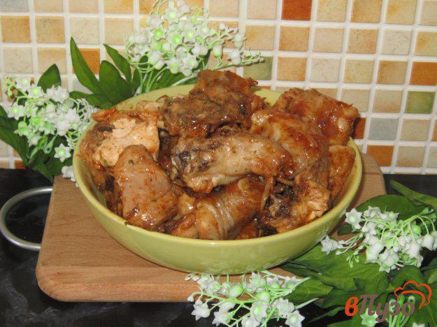 фото рецепта: Курица в соусе жареная на сковороде