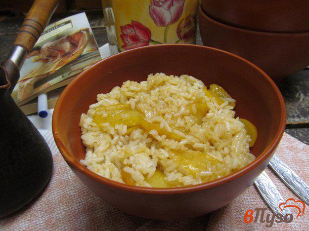 фото рецепта: Рис с карамелизированными яблоками