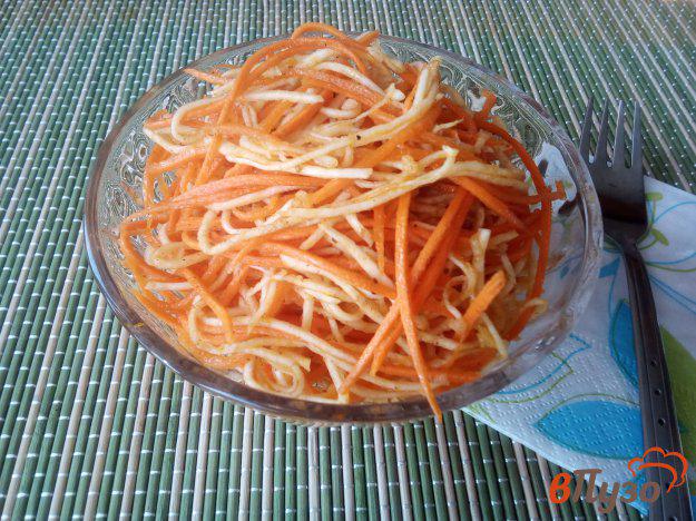 фото рецепта: Сельдерей с морковью по-корейски