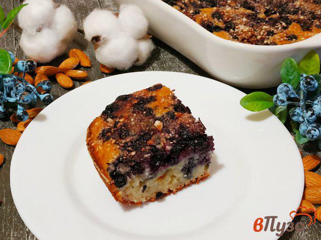 фото рецепта: Черничный пирог с миндалем