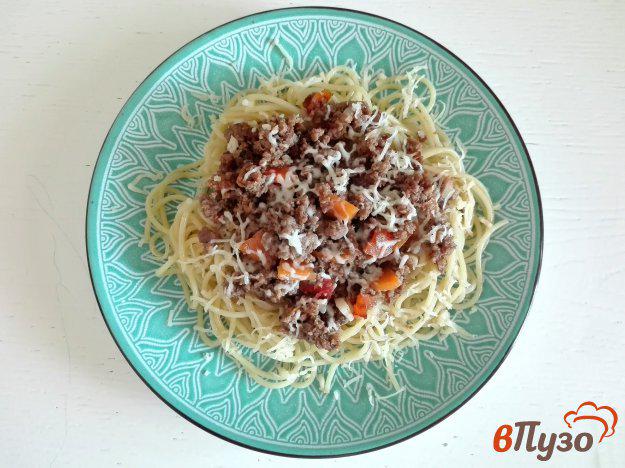 фото рецепта: Спагетти с соусом болоньезе
