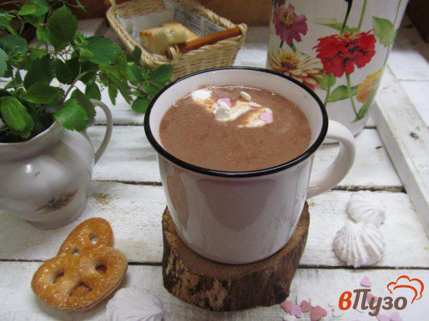 фото рецепта: Горячий шоколад со сливками и ириской
