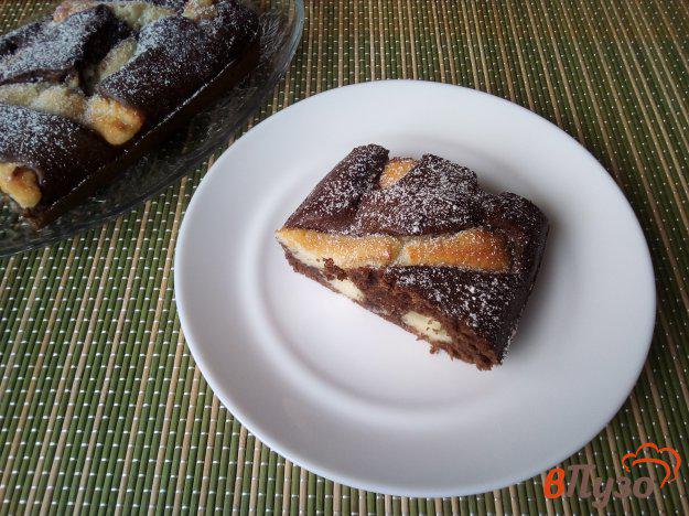 фото рецепта: Шоколадный пирог с творогом