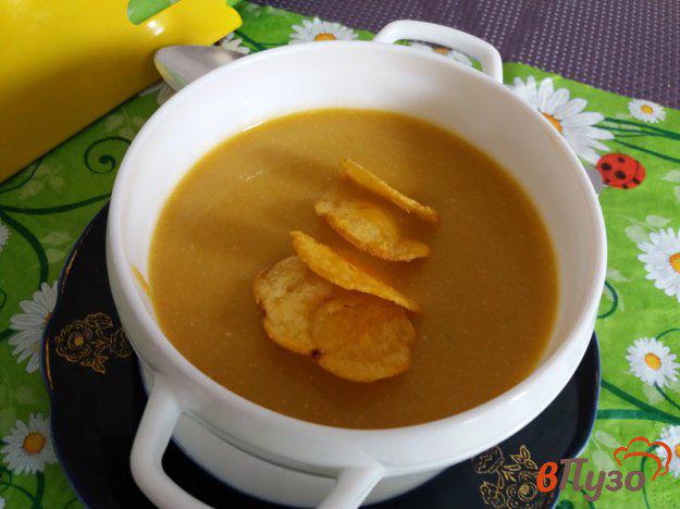 фото рецепта: Овощной суп-пюре на бульоне