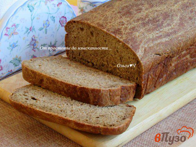 фото рецепта: Цельнозерновой солодовый ржано-пшеничный хлеб