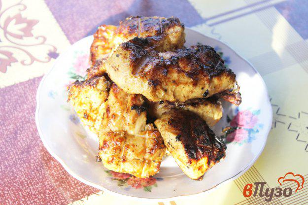 фото рецепта: Шашлык из куриного филе с карри
