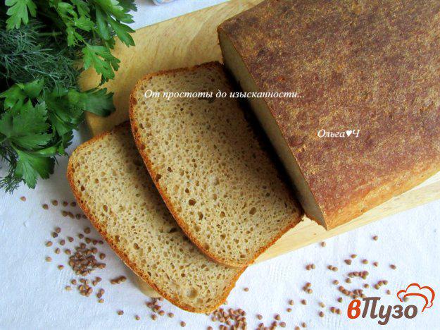 фото рецепта: Цельнозерновой гречнево-нутовый хлеб