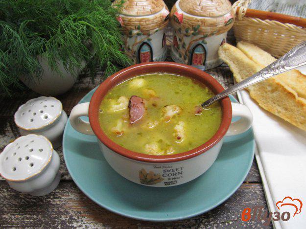 фото рецепта: Суп из цветной капусты с кабачком