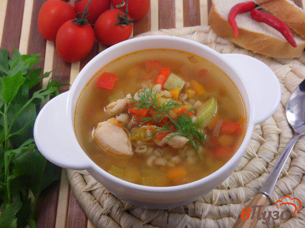 фото рецепта: Суп с перловкой и овощами