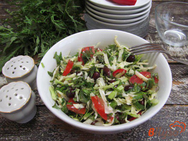 фото рецепта: Салат из овощей с фасолью