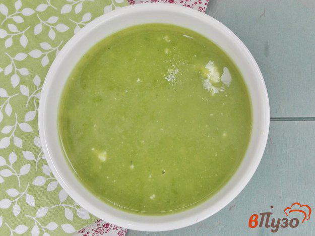 фото рецепта: Крем-суп из зеленого горошка