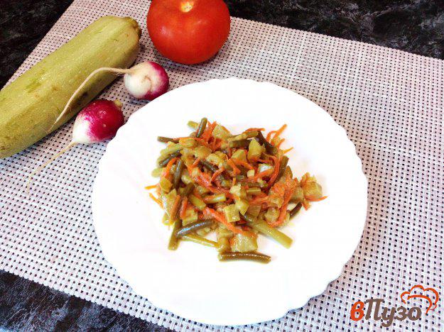 фото рецепта: Овощное рагу с чесночными стрелками