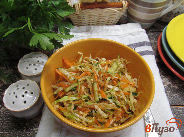 фото рецепта: Салат из капусты с корнем сельдерея и мятой