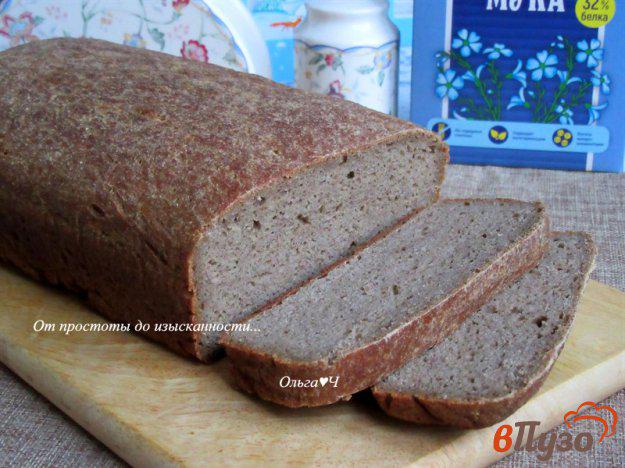 фото рецепта: Цельнозерновой горохово-льняной хлеб