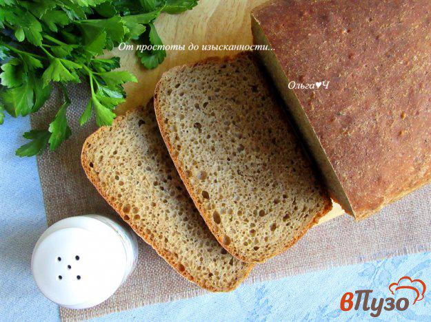 фото рецепта: Цельнозерновой хлеб с гороховой мукой и солодом