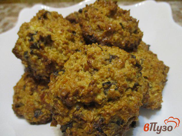 фото рецепта: Овсяное печенье с сухофруктами