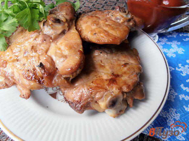 фото рецепта: Куриные бедра на мангале